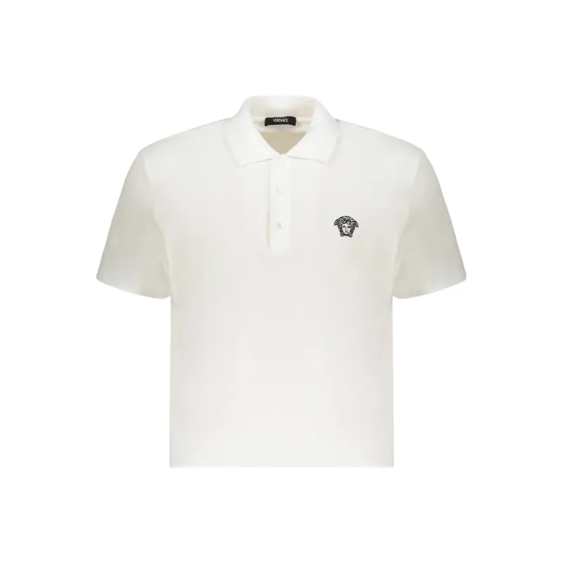 VERSACE Cotton Polo Shirt-4