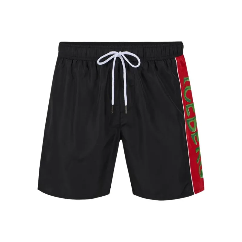 Iceberg Swimming Shorts Men's Black-0