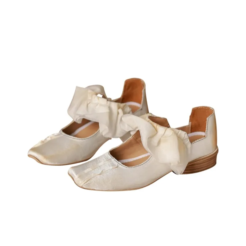 TADSW Casual Single Shoes Women's Ecru-1