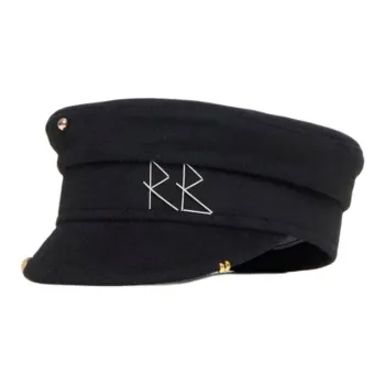 RUSLAN BAGINSKIY Wool Hats & Caps Unisex Black