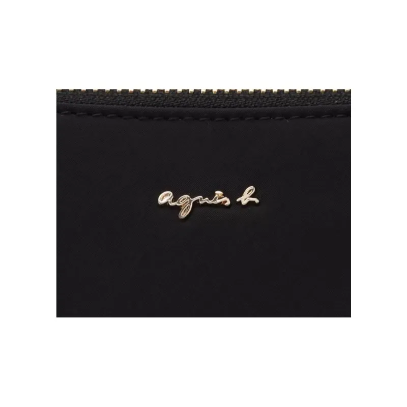 Agnès B. Logo Plaque Zip fastening Cross Body Bag-4