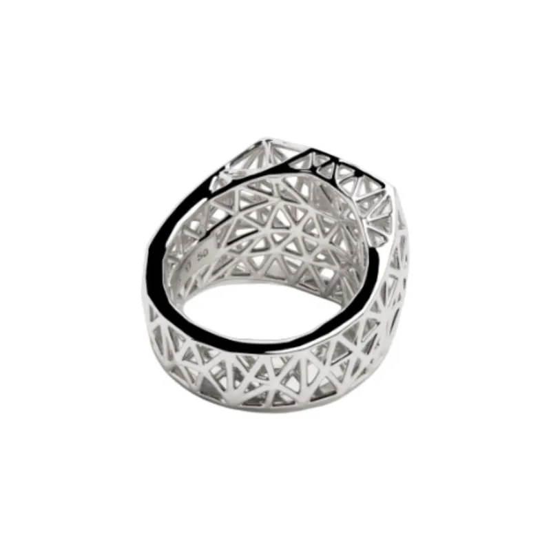 TOM WOOD Braided Geometric Ring-2