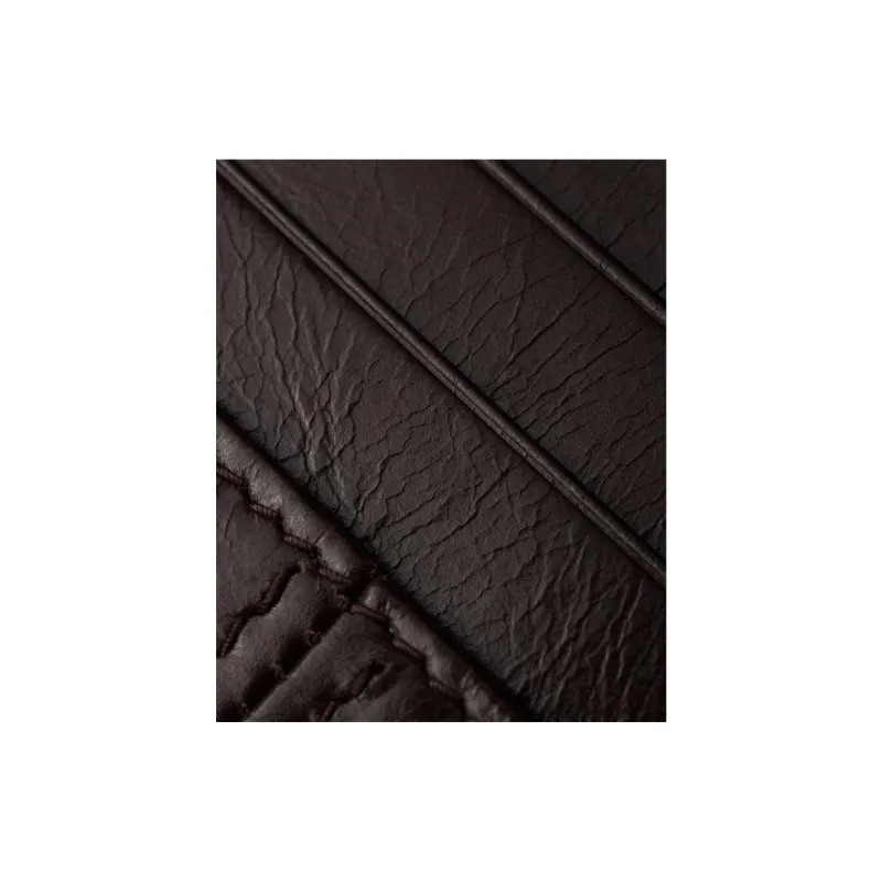 PRADA Calfskin Card Holder Men's Dark Brown-2
