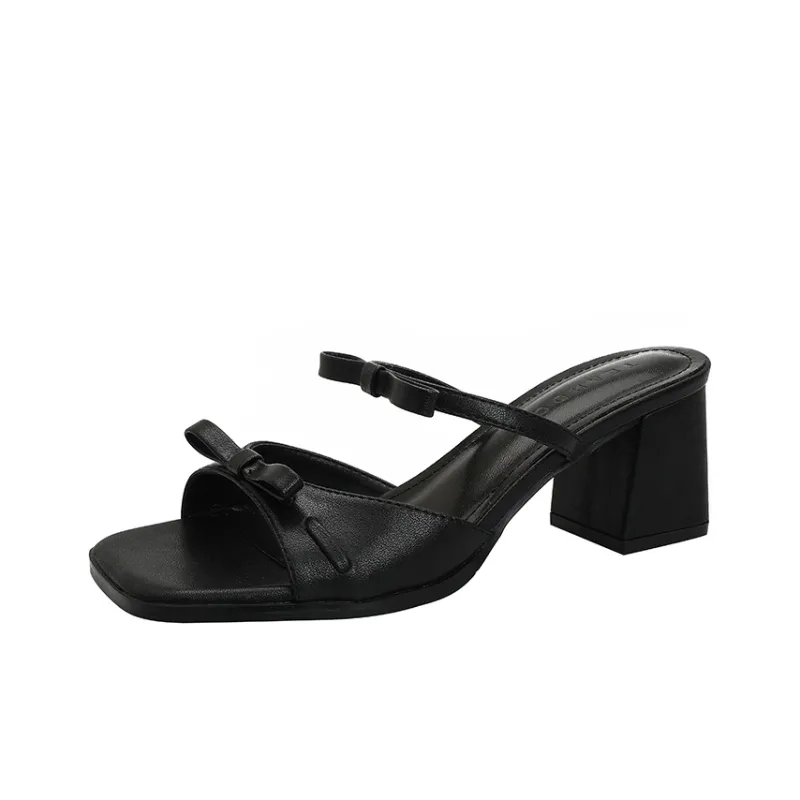 TATAYA Rubber Sole Abrasion Resistant Slide Slippers Women's-10