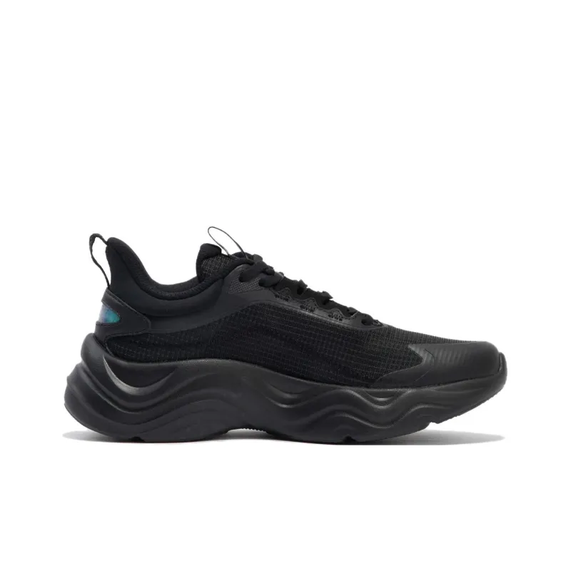 361° Cushioning Wear-Resistant Low-Top Running Shoes Women's Obsidian Black-1