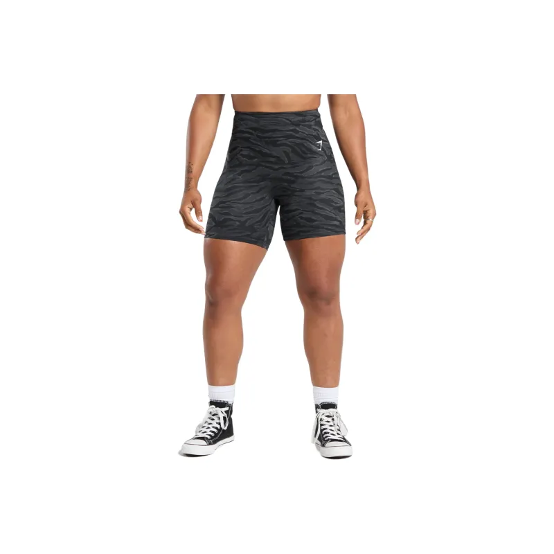 GYMSHARK Reps Power Sports Shorts Women's Heather Gray-0