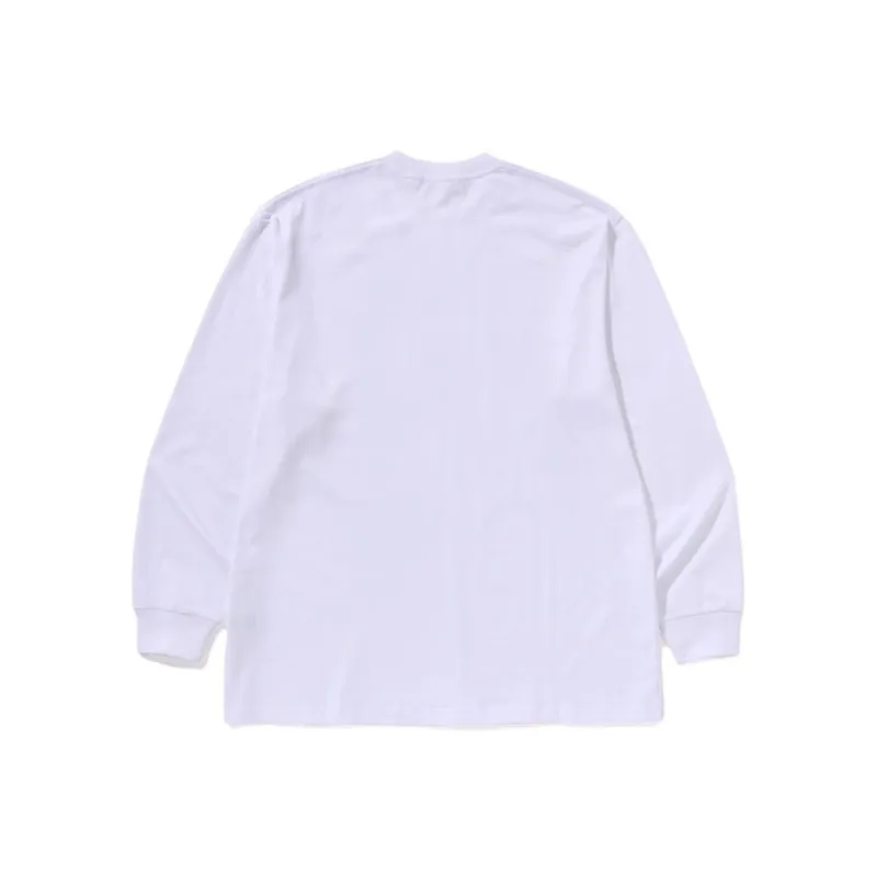 Bape Ape Crossbone College L/S Tee-4