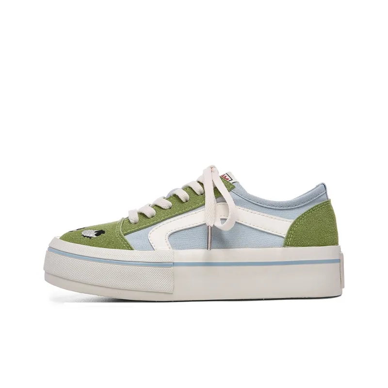 Cob Slip Resistant, Lightweight, And Breathable Low Top Skateboard Shoes Women's-0