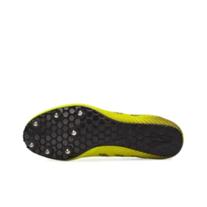 DO WIN Cushioning Abrasion Resistant Breathable Low Top Running Shoes Unisex Yellow Black-3