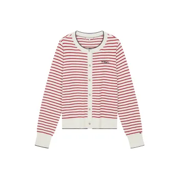 Tommy Hilfiger Knitwear Women's Red White Stripes