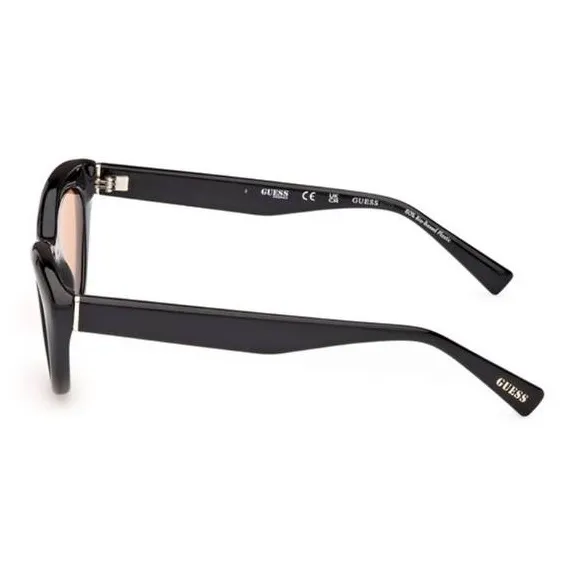 GUESS Injection Molded Cat Eye Sunglasses Unisex Black-2