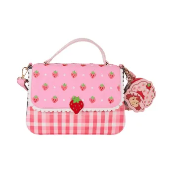 Loungefly Artificial Leather Crossbody Handbag Women's Pink Blue Patchwork