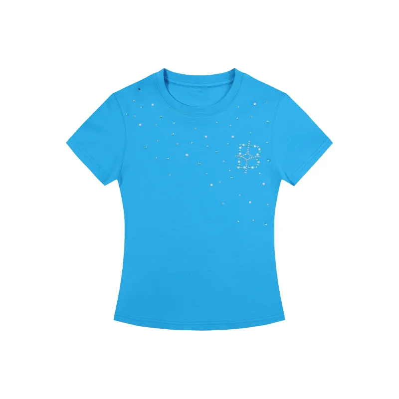 BIPOLAR Set in Sleeve Short Sleeved T Shirts Women's-5
