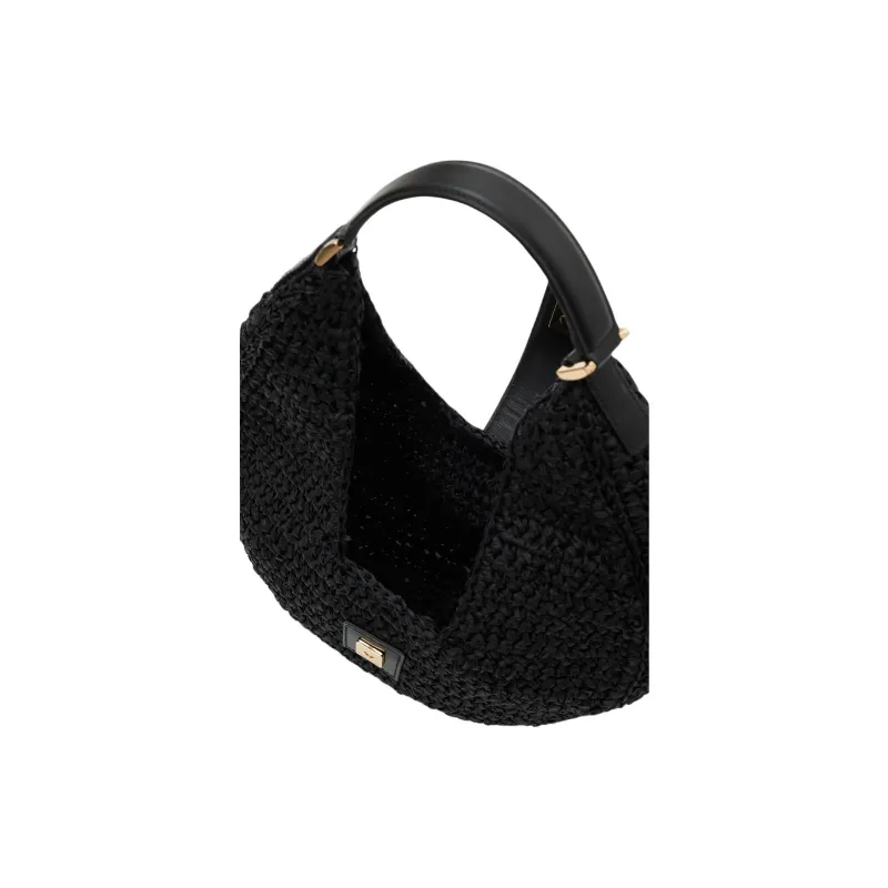 Anine Bing Cellulose One Shoulder Handbag Women's Black-2