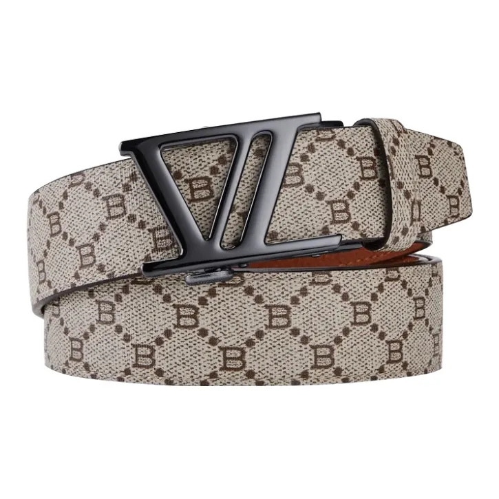 ROBINHOOD Cow Leather Belts Men's 3.5cm-0