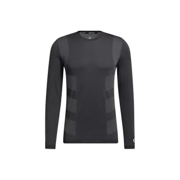 Adidas STU TF SL LS T Shirt Men's Black