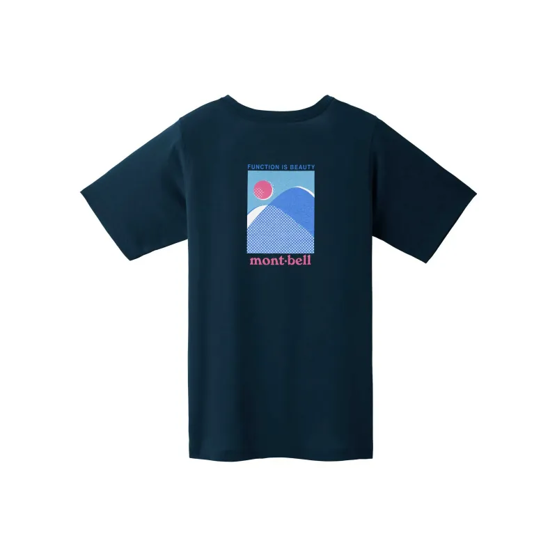 MONTBELL Regular T Shirt Women's Blue-1