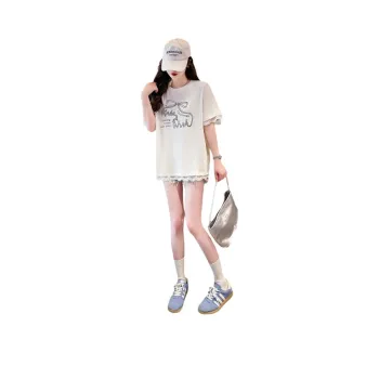 KAISER Drop Shoulder Sleeve T Shirt Women's