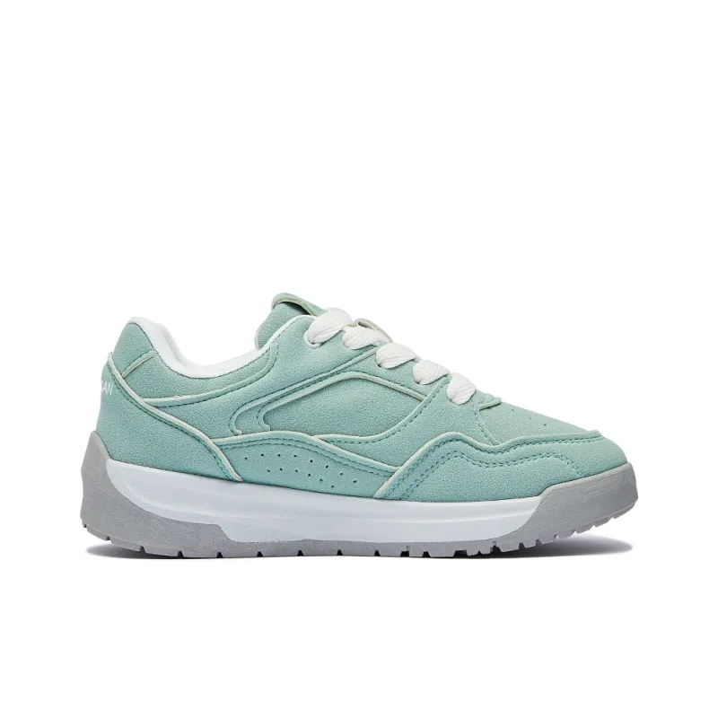 MEXICAN Slip Resistant, Abrasion Resistant, Lightweight, Breathable Low Top Skateboard Shoes Women's Light Green-2