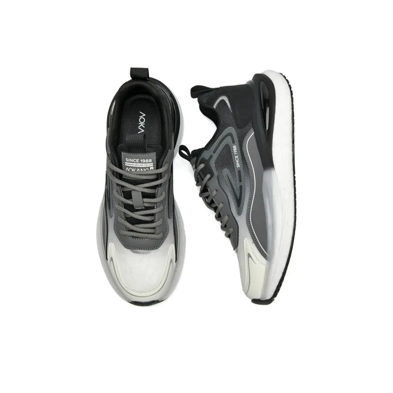 AOKANG Cushioning Abrasion Resistant Lightweight Height Increasing Mat Low Top Running Shoes Men's-3