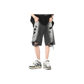 CLOR Denim Shorts Unisex Black