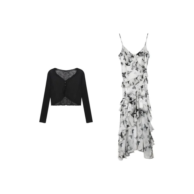 Udon House Two Piece Skirt Sets Women's-0
