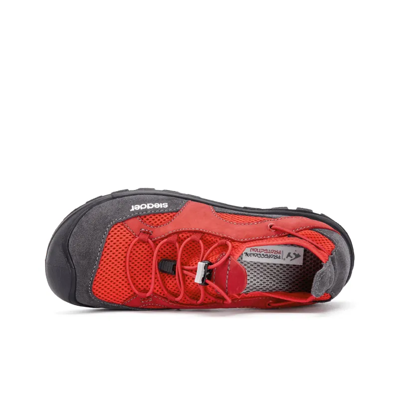 SLEADER Deep Water Cool Series Abrasion Resistant Slip Resistant Low Top Outdoor Shoes Women's Apple Red-3