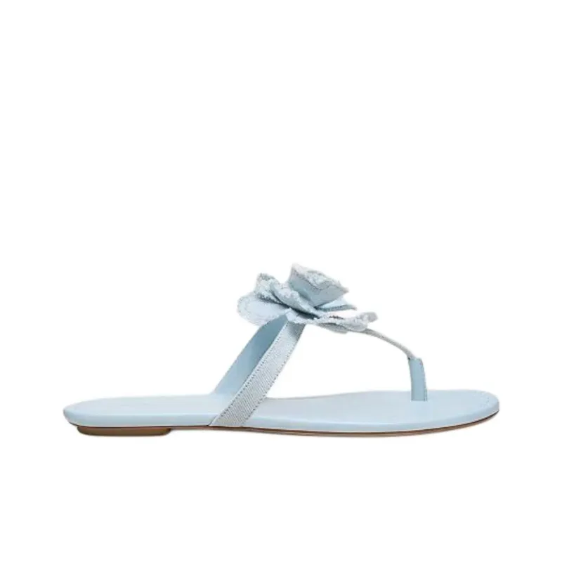 Stuart Weitzman/SW Flip Flops Women's Blue-1
