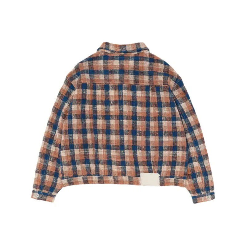 Story Mfg Check print Shirt Jacket-1