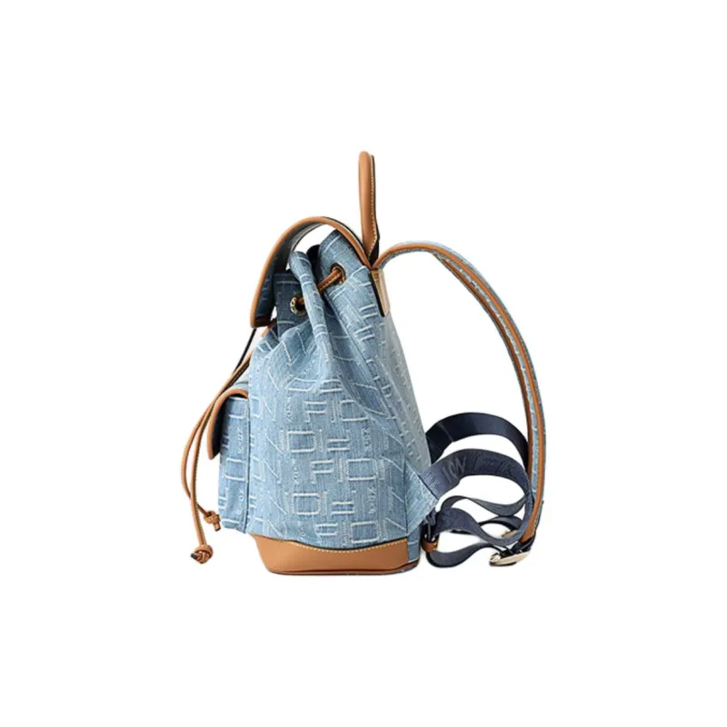 FION Fabric Backpack Women's Blue Shades-3