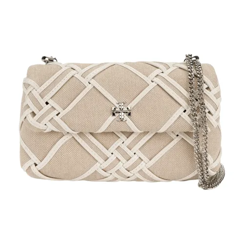 TORY BURCH Kira Canvas Bag, Crossbody Bag, Shoulder Bag Mini Women's White