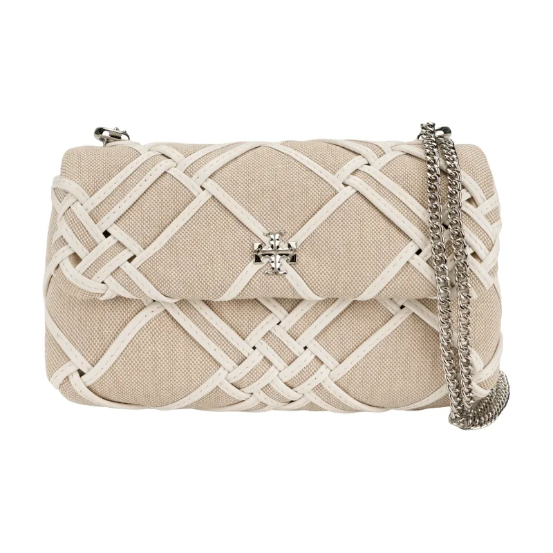 TORY BURCH Kira Canvas Bag, Crossbody Bag, Shoulder Bag Mini Women's White-0