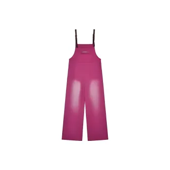 TIBINB Overalls Women's Raspberry Pink Overalls