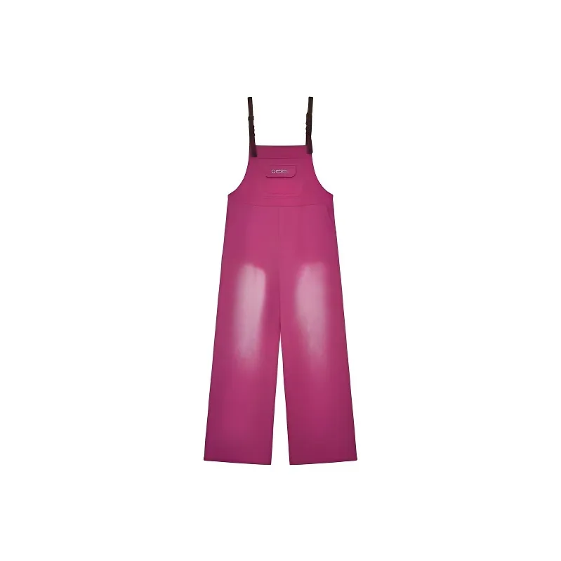 TIBINB Overalls Women's Raspberry Pink Overalls-0