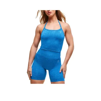GYMSHARK Tank Tops Women's Blue
