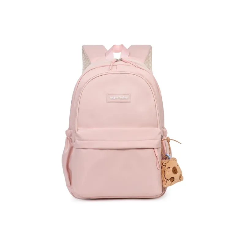 Meow In The Grass Oxford Backpack Regular Unisex Yellow/Pink/Blue/Black/Green-6