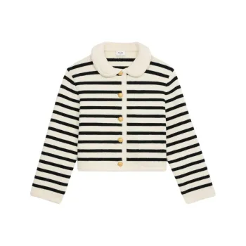 CELINE Jackets & Coats Women's Black White
