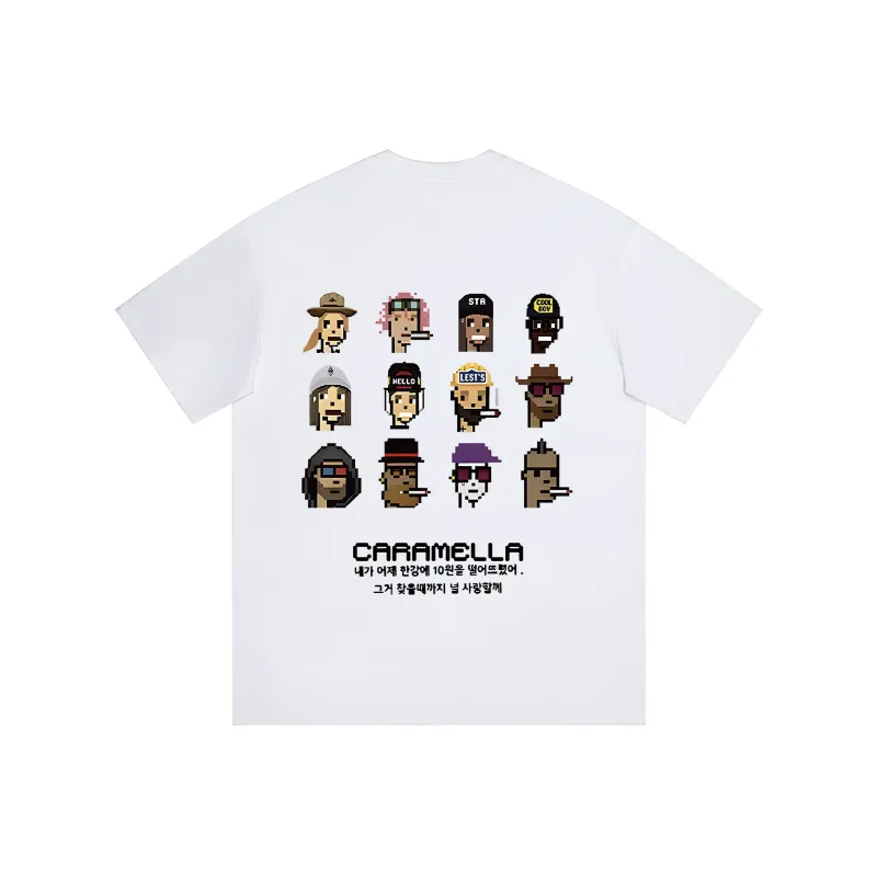 Caramella Drop Shoulder Sleeve T Shirt Women's-5