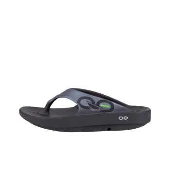 OOFOS Abrasion Resistant Flip Flops Unisex Black
