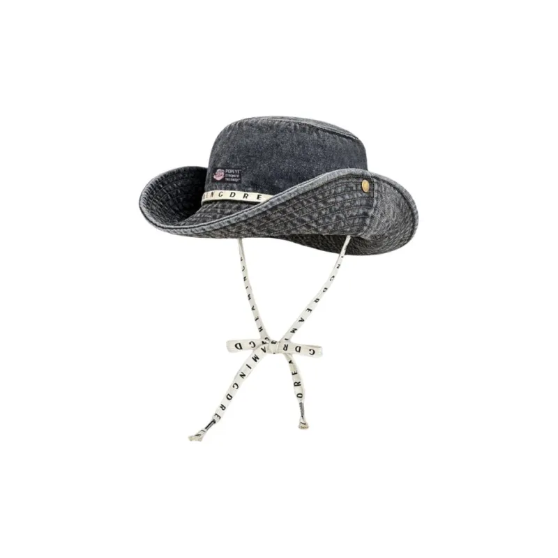 POPEYE Denim Bucket Hats Unisex-3