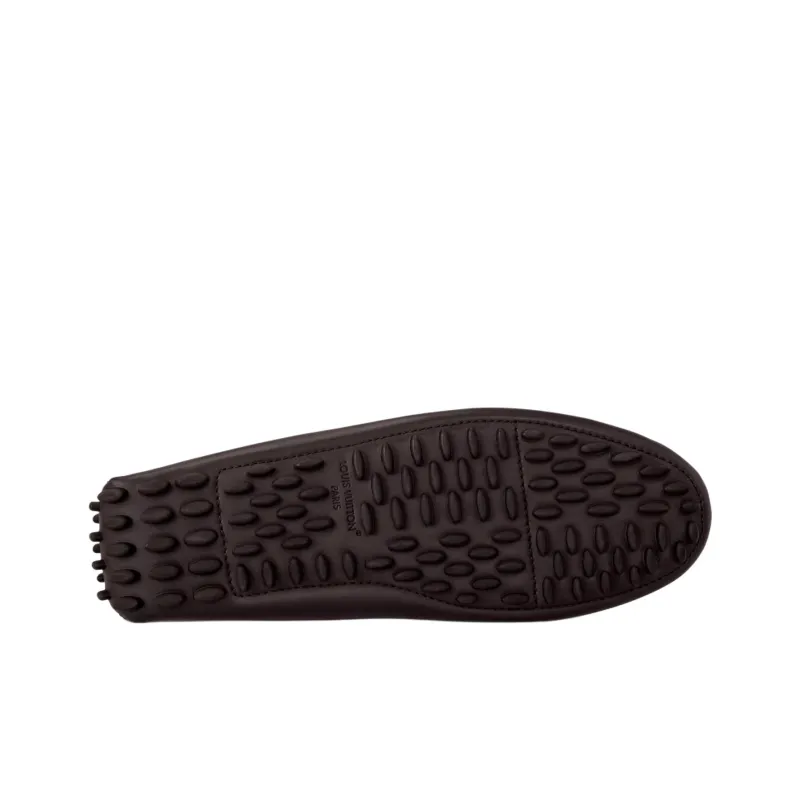 LOUIS VUITTON Silverstone Gommino Loafers Men's Umber-5