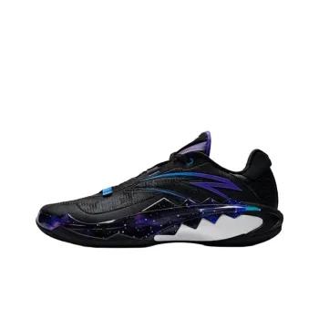Anta Proud 1st Generation Cushioned Wear Resistant Support Low Top Basketball Shoes Men's Black