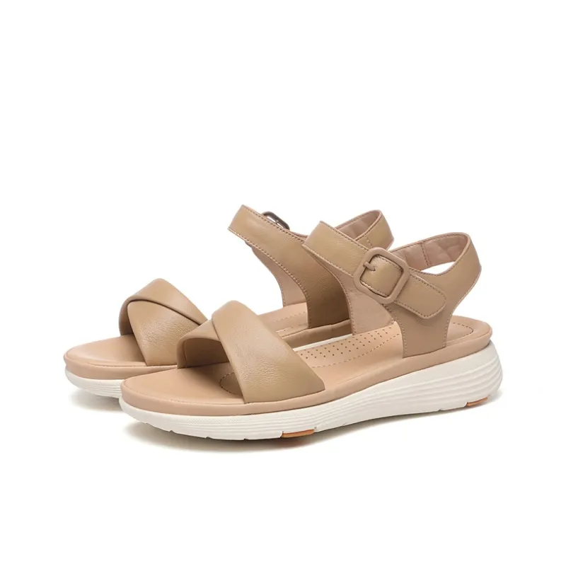 Golden Silk Rabbit One Strap Sandals Women's-7