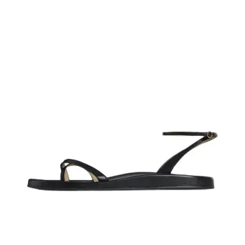 THE ROW Hugh One Strap Sandals Women's Black