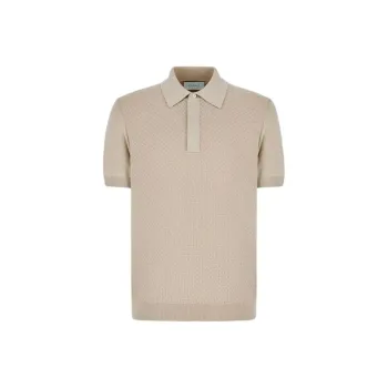 Canali Knitted Polo Shirt