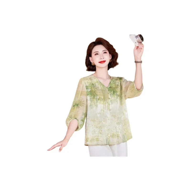 PIERRE CARDIN Chiffon Shirt Women's-6