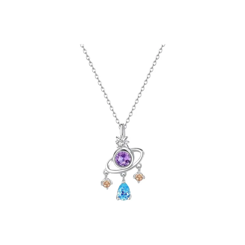 Hi There S925 Silver Necklaces Women's-0
