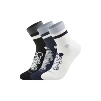 LiNing x Disney Mid Calf Socks Unisex 3 Pack