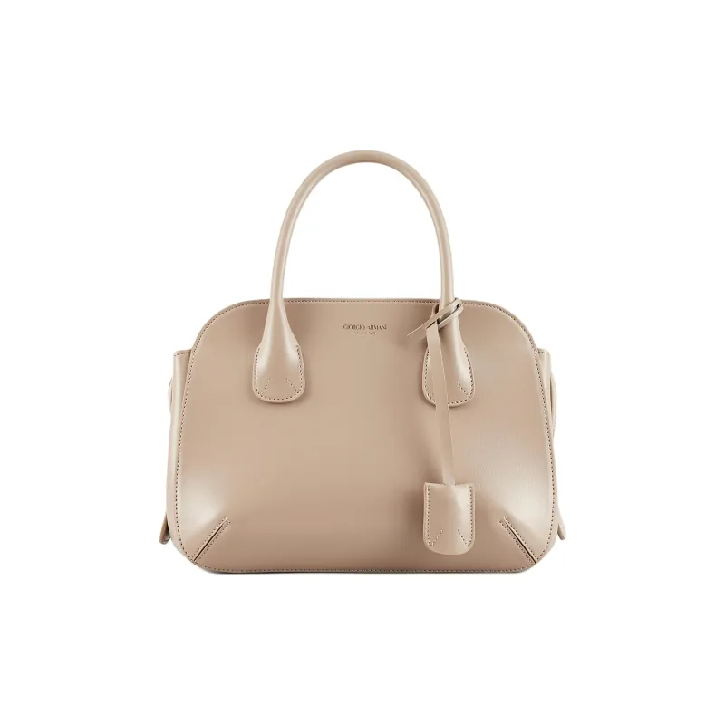 AMANI Cow Leather Shoulder Bag, Crossbody Bag, Handbag Trumpets Women's Light Umber-0