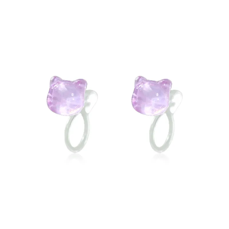Inkopper Resin Clip On Earrings Women's-5